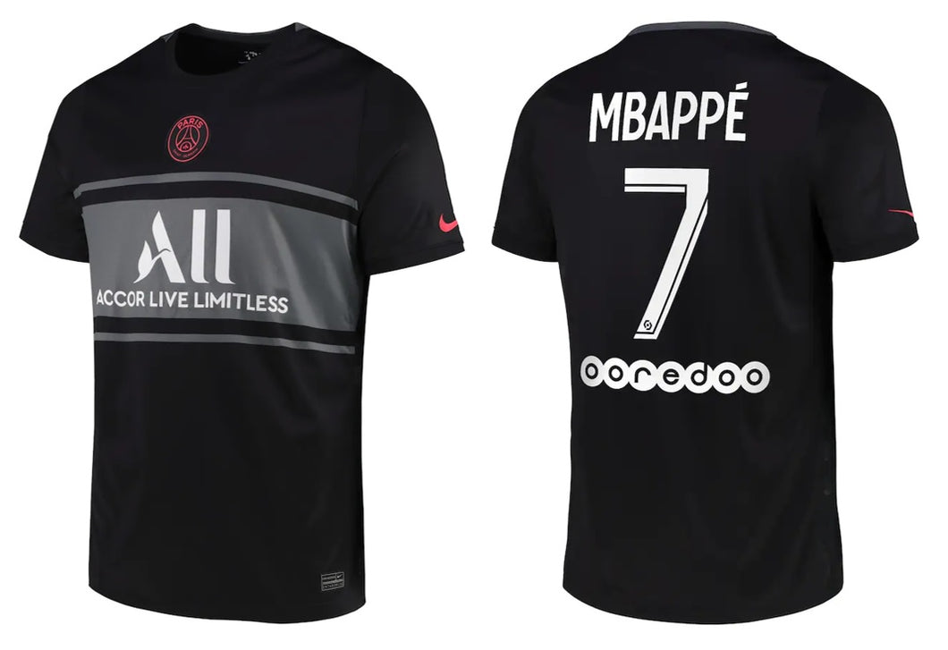 Paris Saint-Germain 2021-2022 Third Ligue 1 - Mbappe 7