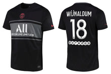 Load image into Gallery viewer, Paris Saint-Germain 2021-2022 Third Ligue 1 - Wijnaldum 18