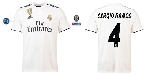 Real Madrid 2018-2019 Home UCL - Sergio Ramos 4