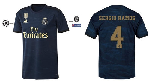 Real Madrid 2019-2020 Away UCL - Sergio Ramos 4