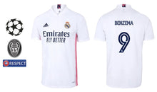 Load image into Gallery viewer, Real Madrid 2020-2021 Home UCL - Benzema 9