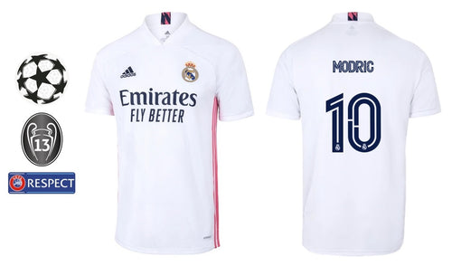 Real Madrid 2020-2021 Home UCL - Modric 10