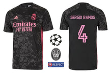 將圖片載入圖庫檢視器 Real Madrid 2020-2021 Third UCL - Sergio Ramos 4