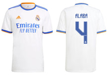 將圖片載入圖庫檢視器 Real Madrid 2021-2022 Home - Alaba 4