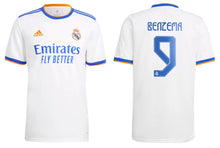 將圖片載入圖庫檢視器 Real Madrid 2021-2022 Home - Benzema 9