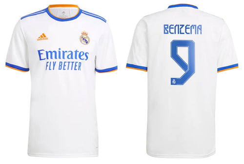 Real Madrid 2021-2022 Home - Benzema 9