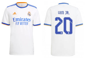 Real Madrid 21/22 jersey – Vinicius Junior 20 – IDFD blog