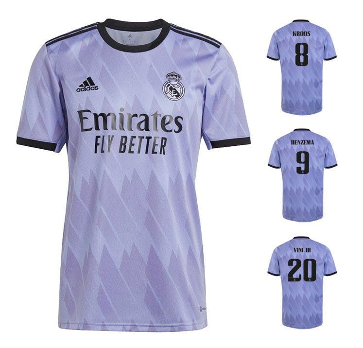 Real Madrid 2022-2023 Away + Spielernummer