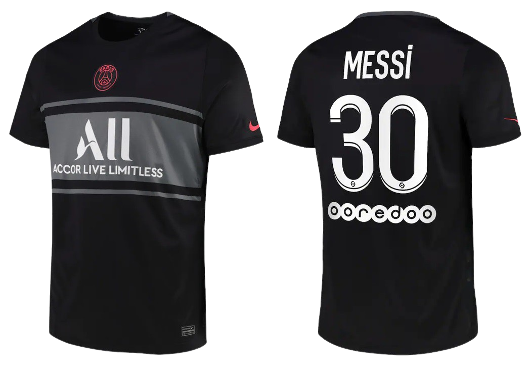 Paris Saint-Germain 2021-2022 Third Ligue 1 - Messi 30