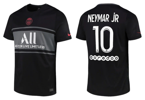 Paris Saint-Germain 2021-2022 Third Ligue 1 - Neymar Jr 10