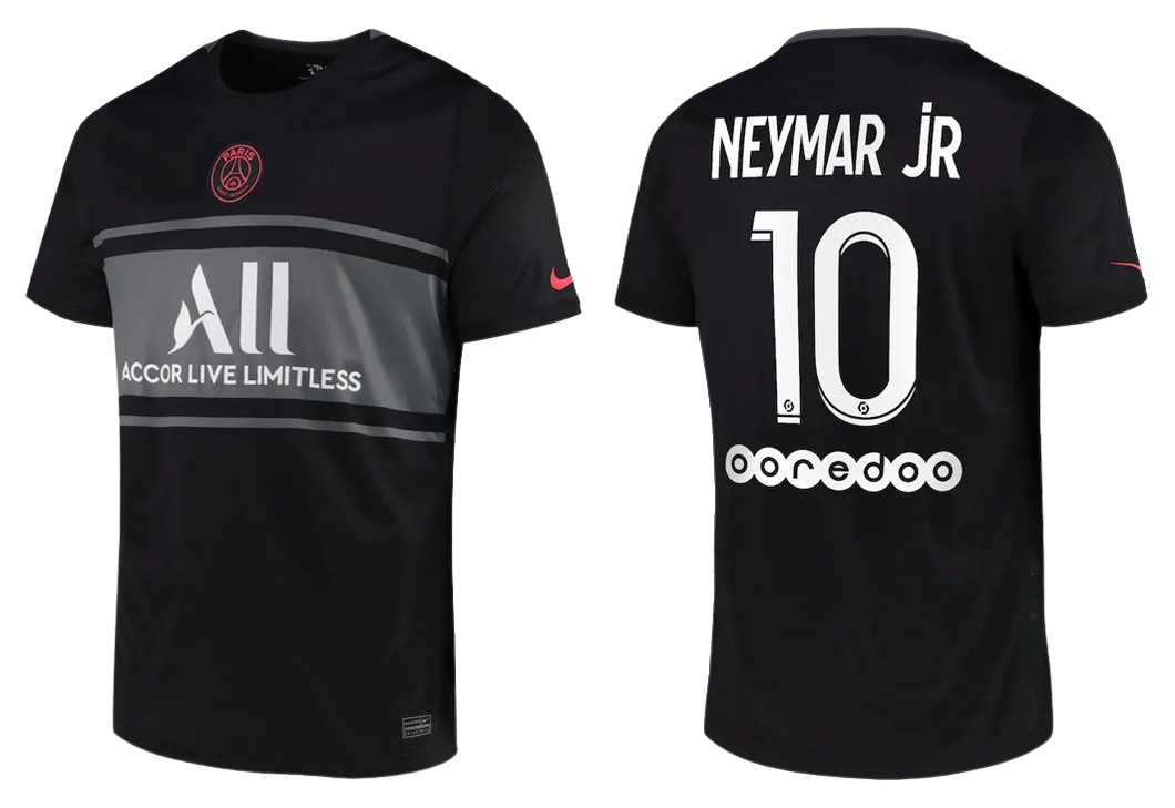 Paris Saint-Germain 2021-2022 Third Ligue 1 - Neymar Jr 10